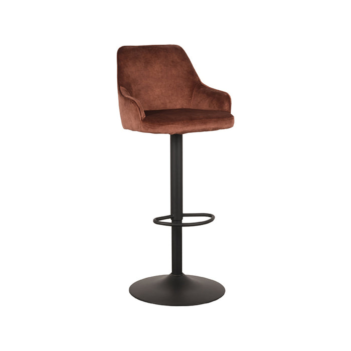 Barkruk Fender | Velours | 40x42x92 113 cm