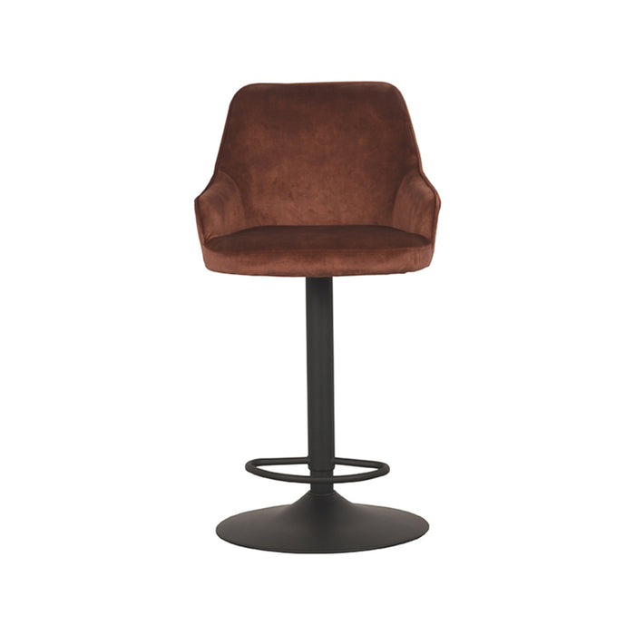 Barkruk Fender | Velours | 40x42x92 113 cm