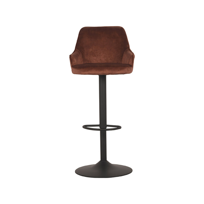 Barkruk Fender | Velours | 40x42x92 113 cm