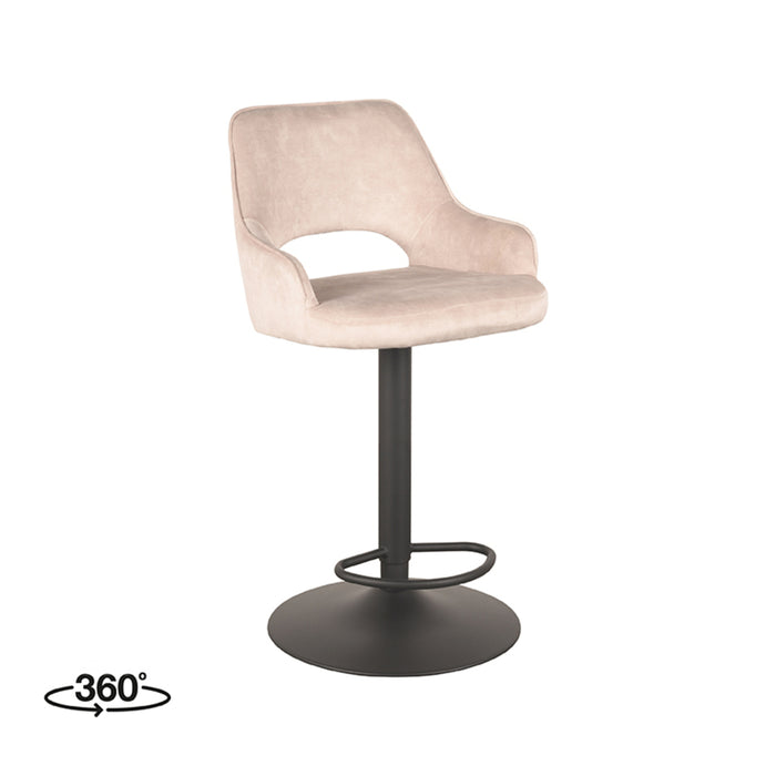 Barkruk Fer | Velours | 45x47x92 113 cm