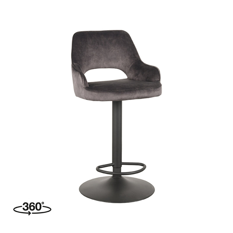 Barkruk Fer | Velours | 45x47x92 113 cm