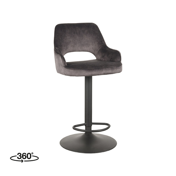 Barkruk Fer | Velours | 45x47x92 113 cm