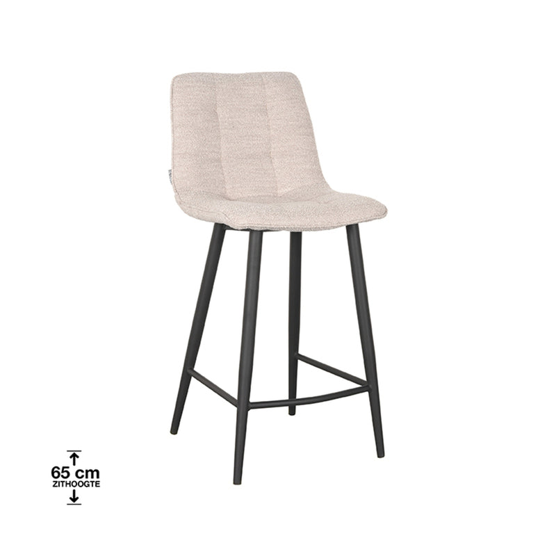 Barkruk Jelt | Naturel Boucle Zithoogte 65