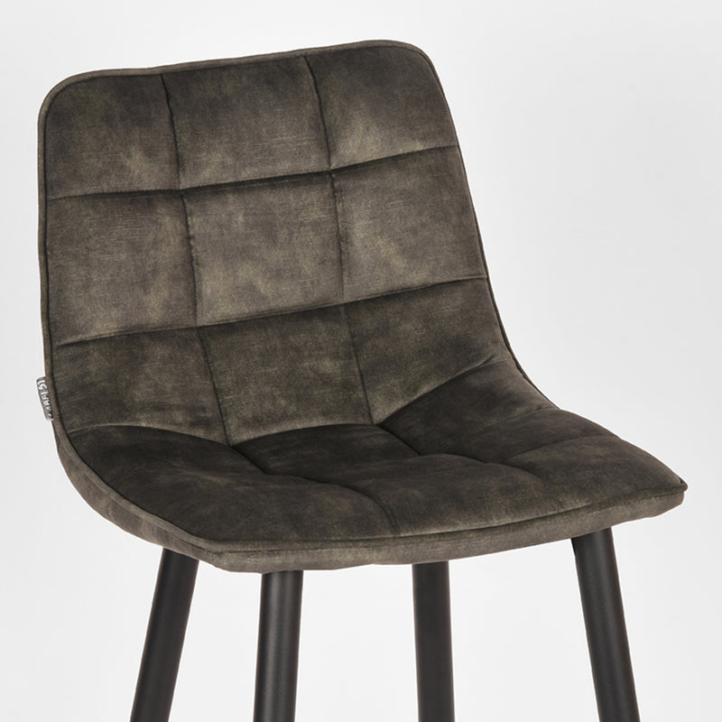 Barkruk Jelt | Hunter Velours Zithoogte 78