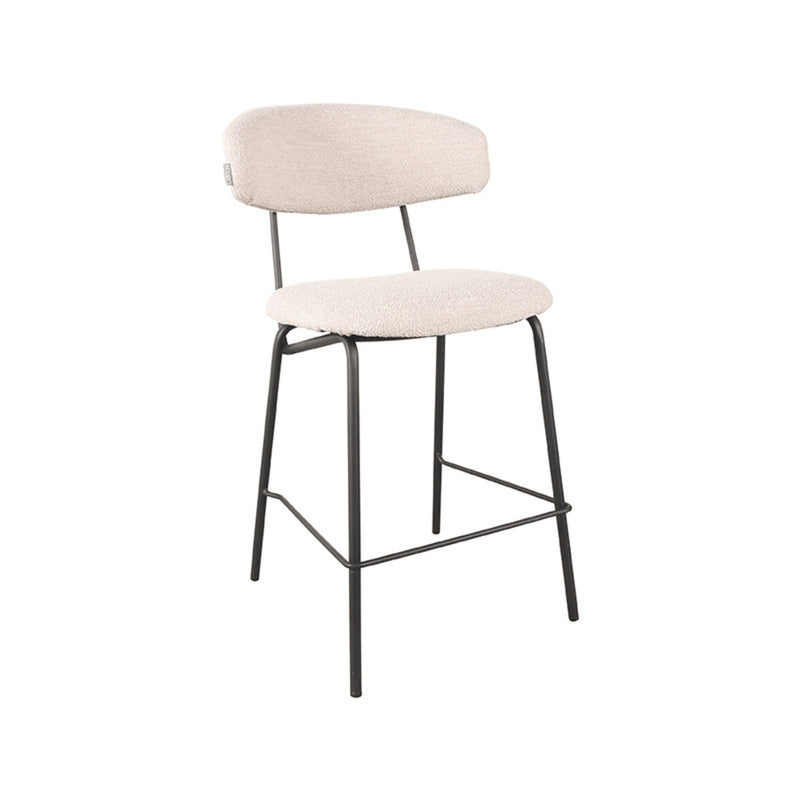 Barkruk Zack | Naturel Boucle Zithoogte 65