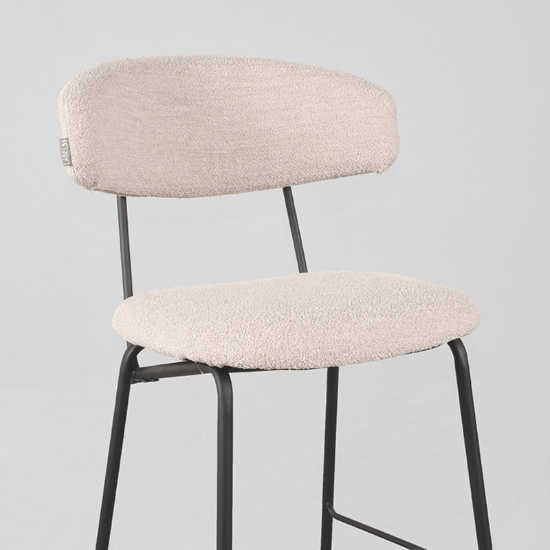 Barkruk Zack | Naturel Boucle Zithoogte 65