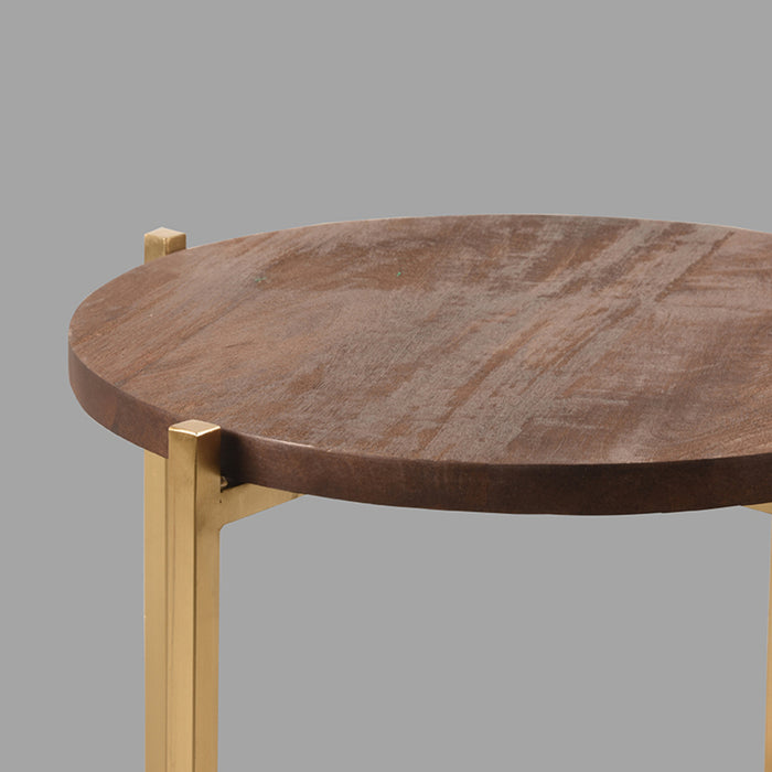 Bijzettafel Dox | Mangohout | Espresso