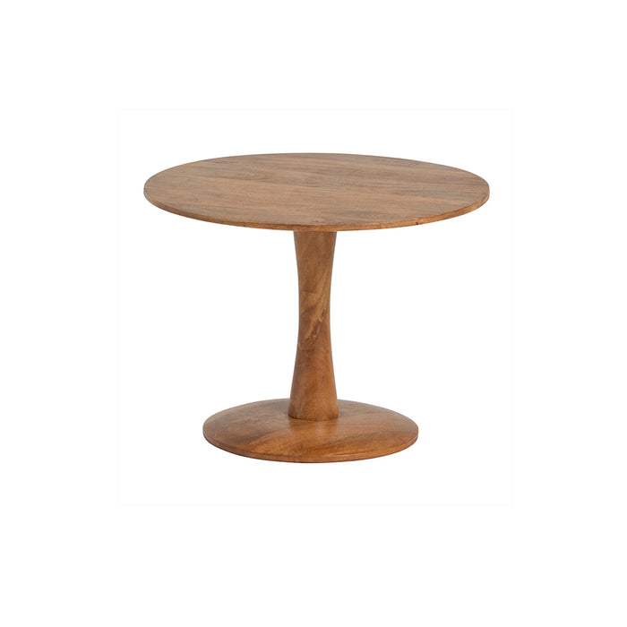 Bijzettafel Ginger | Massief Mangohout - Ginger - Gelakt | 60 x 45 cm | Ø, laag,
