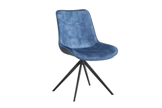 Eetkamerstoel Lewis | Velvet | Petrol