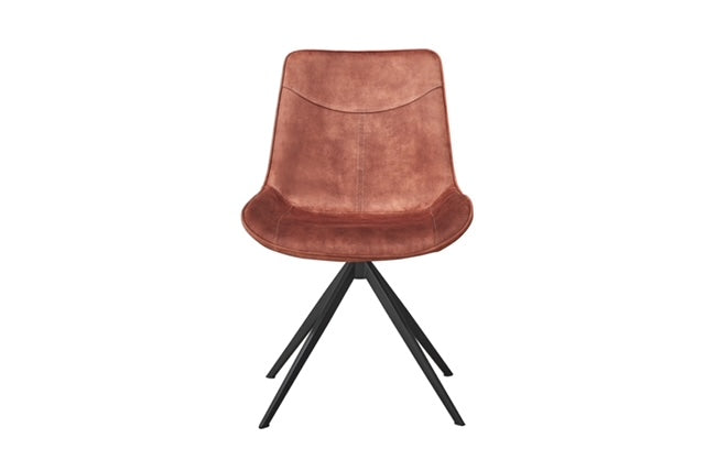 Eetkamerstoel Lewis | Velvet | Rust