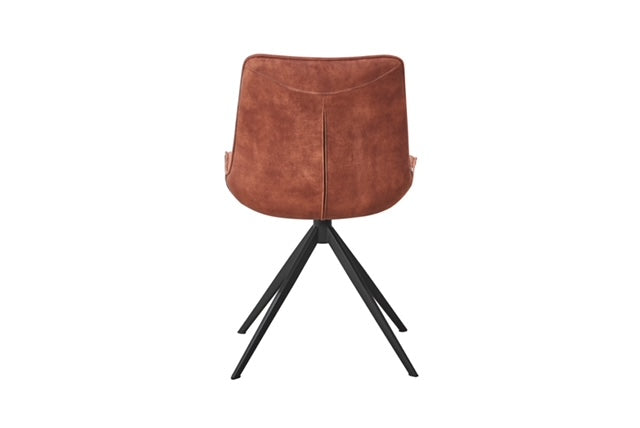 Eetkamerstoel Lewis | Velvet | Rust