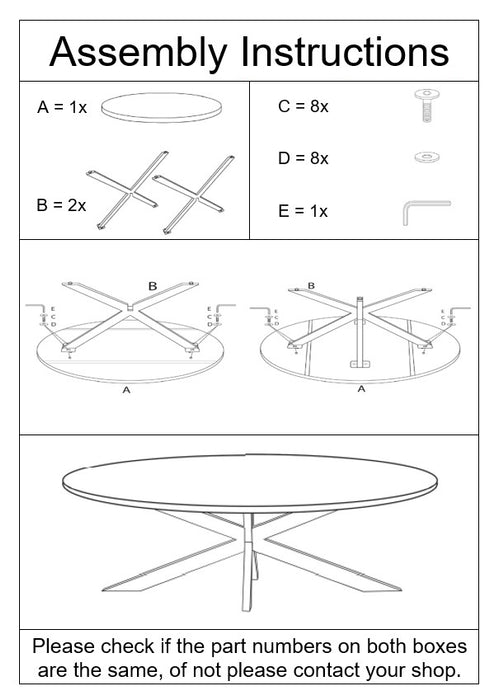 Brix Sturdy | 160 x 76 cm | Oval 160cm