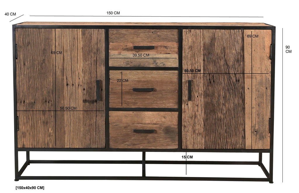 Dressoir Dakota | 150 cm | Riverwood