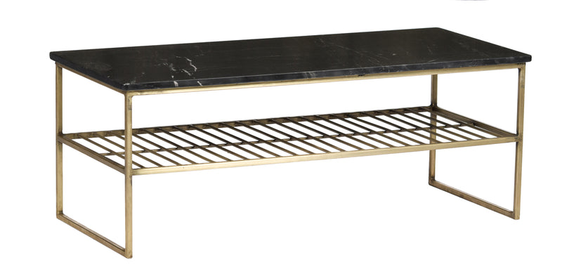 Salontafel Dian Black & Gold | Marble | 90cm