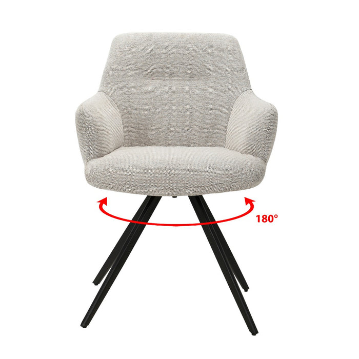 Eetkamerstoel Doreen | Draaipoot 180° | Sneak Natural