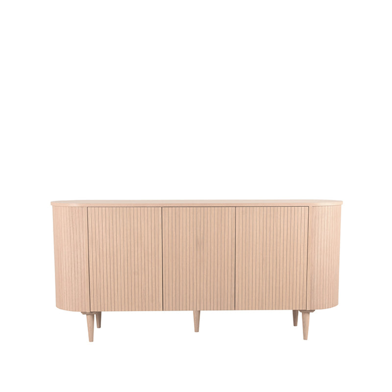 Dressoir Oliva | Eiken | 3 deuren | 4 vakken | Naturel