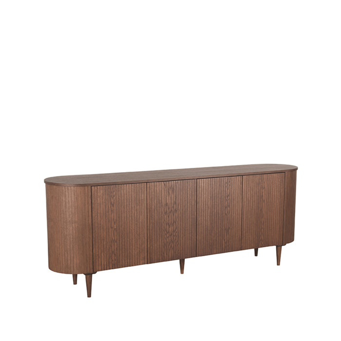 Dressoir Oliva | Eiken | 4 deuren | 4 vakken | Walnoot