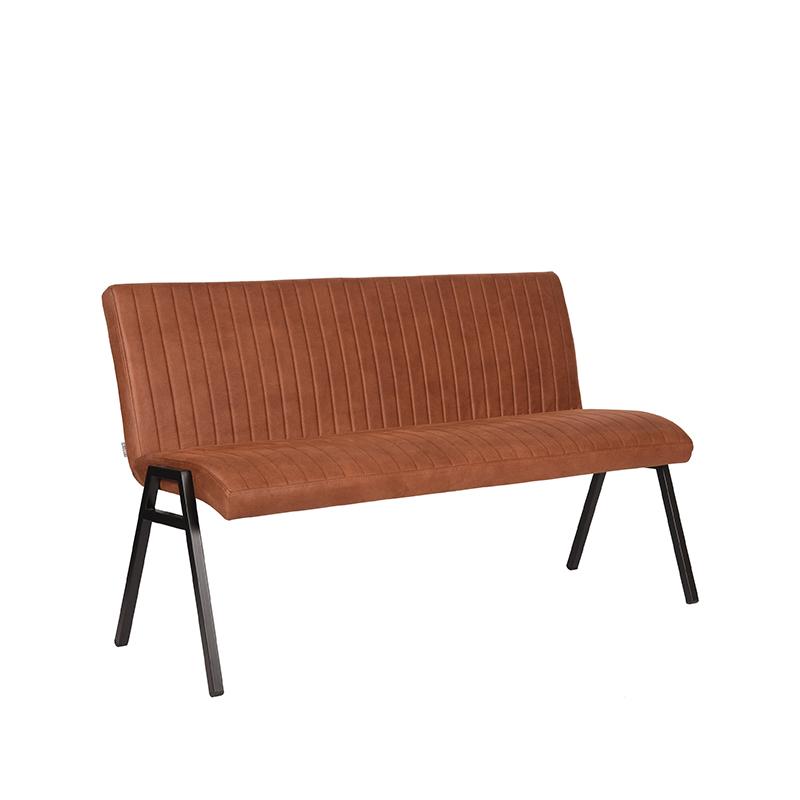 Eetkamerbank Matz | Cognac | Microfiber | 145 cm