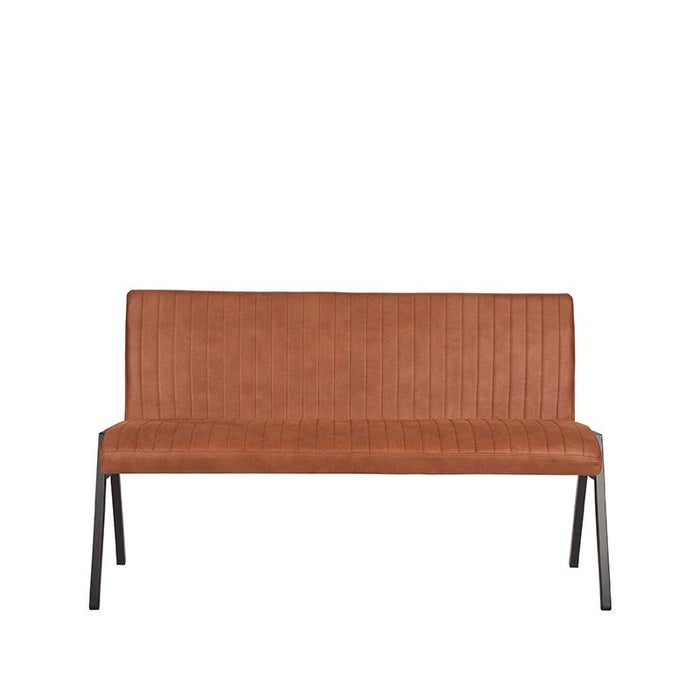Eetkamerbank Matz | Cognac | Microfiber | 145 cm