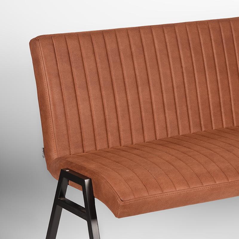 Eetkamerbank Matz | Cognac | Microfiber | 145 cm