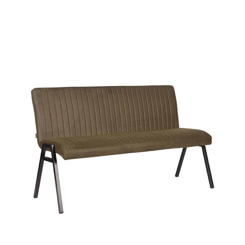 Eetkamerbank Matz | Army green | Microfiber | 145 cm