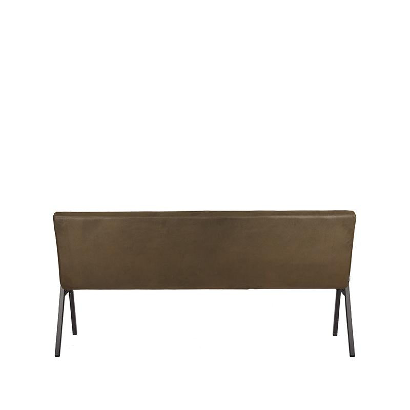 Eetkamerbank Matz | Army green | Microfiber | 175 cm