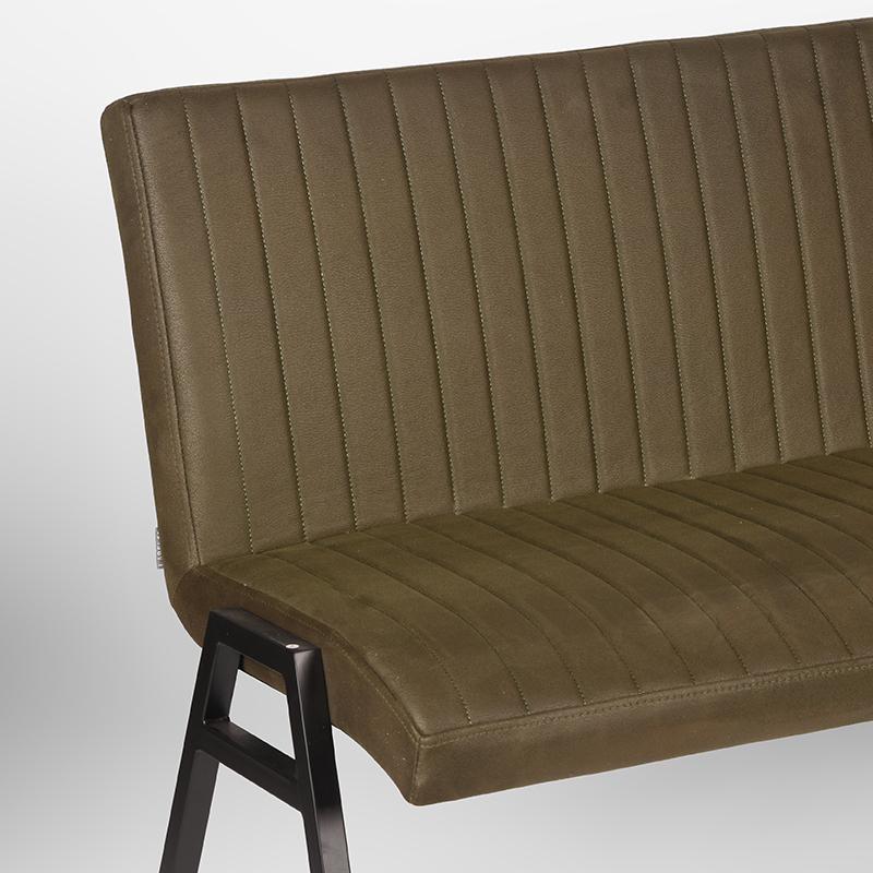 Eetkamerbank Matz | Army green | Microfiber | 175 cm
