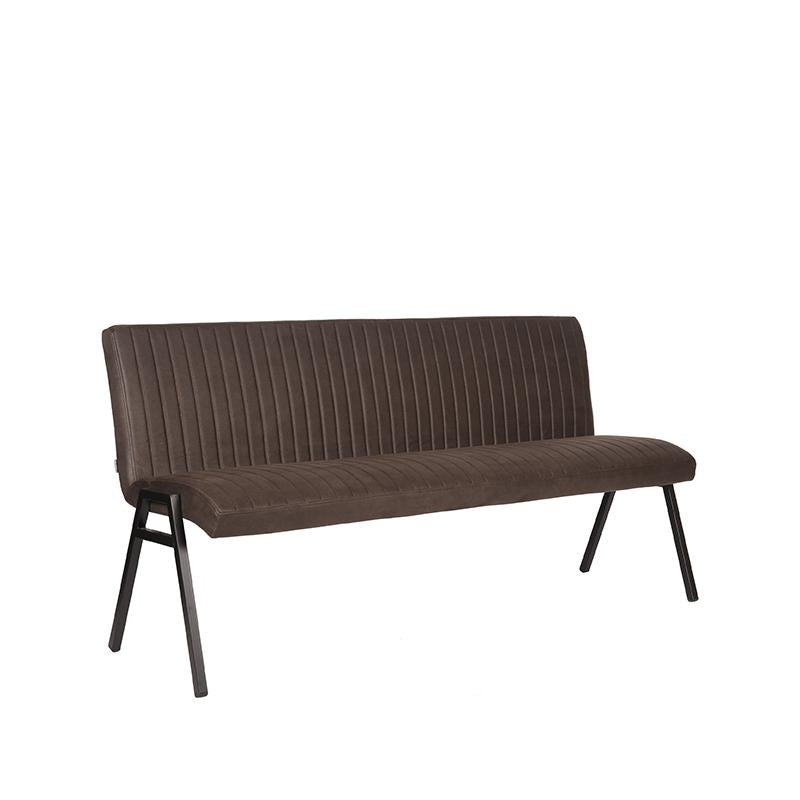 Eetkamerbank Matz | Antraciet | Microfiber | 175 cm