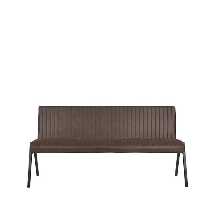 Eetkamerbank Matz | Antraciet | Microfiber | 175 cm