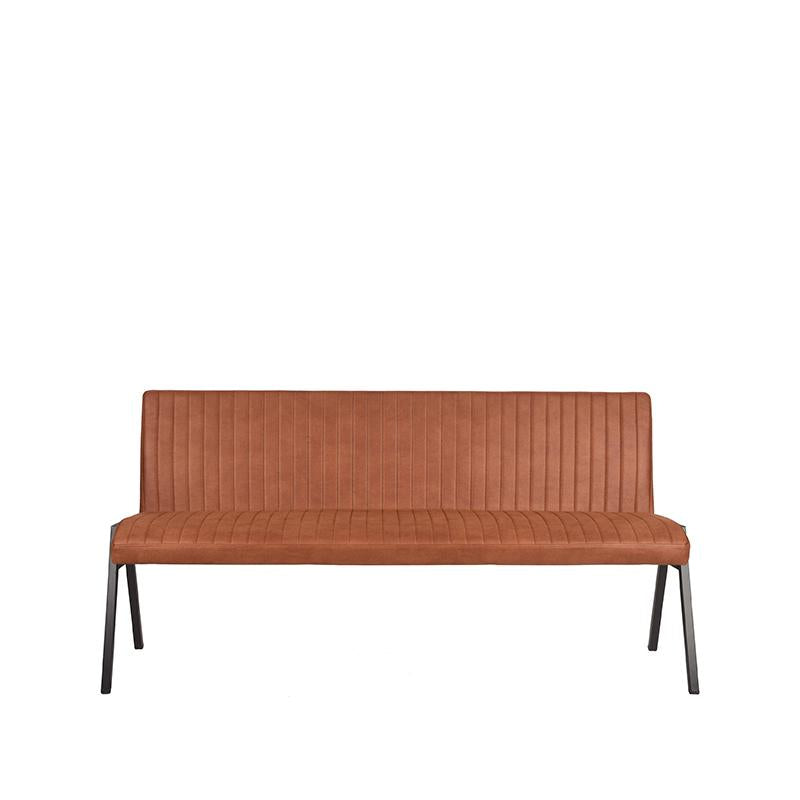 Eetkamerbank Matz | Cognac | Microfiber | 175 cm