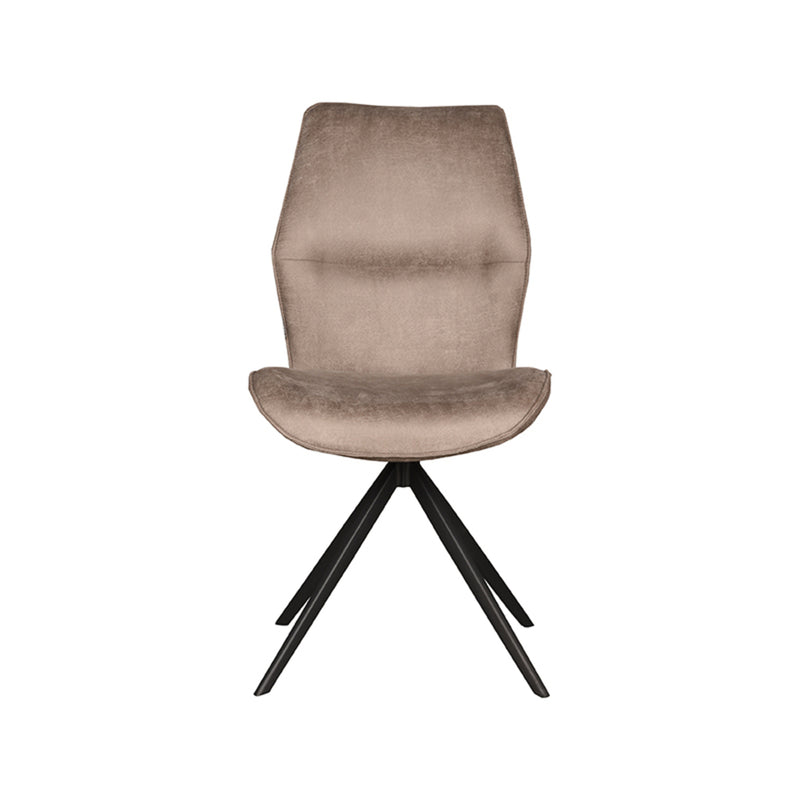 Eetkamerstoel Comfy | Micro Suede | Taupe | 48x64x91 cm