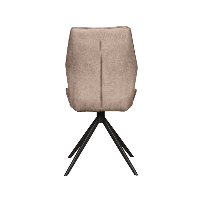 Eetkamerstoel Comfy | Micro Suede | Taupe | 48x64x91 cm