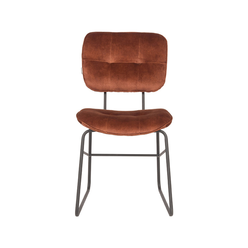 Eetkamerstoel Dez - Rust - Velours