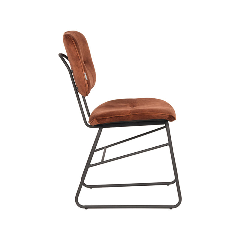 Eetkamerstoel Dez - Rust - Velours