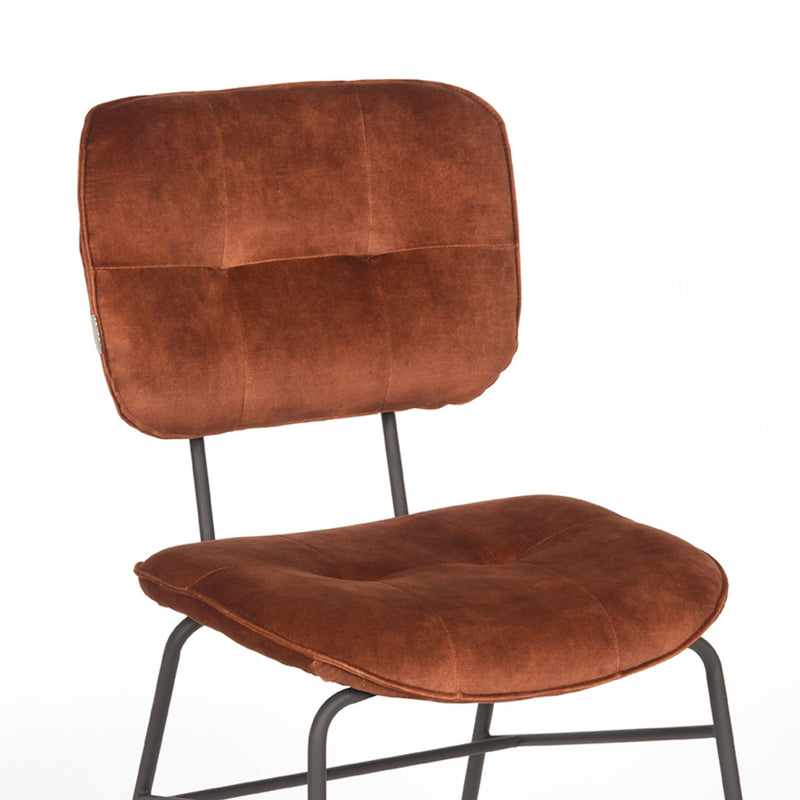 Eetkamerstoel Dez - Rust - Velours