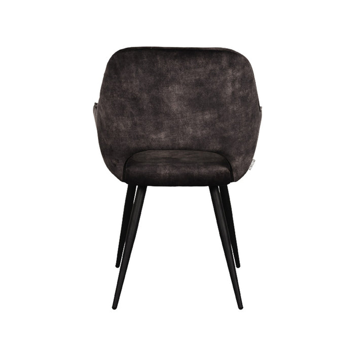 Eetkamerstoel Fer | Antraciet | Velours