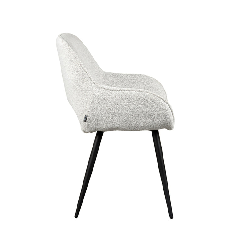 Eetkamerstoel Fer | Crème | Boucle