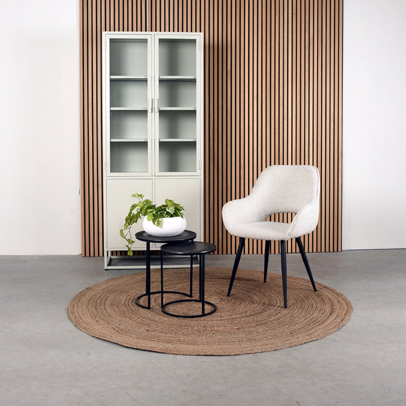 Eetkamerstoel Fer | Crème | Boucle