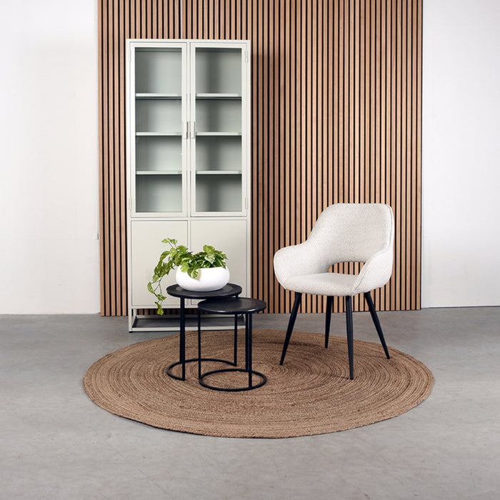 Eetkamerstoel Fer | Crème | Boucle