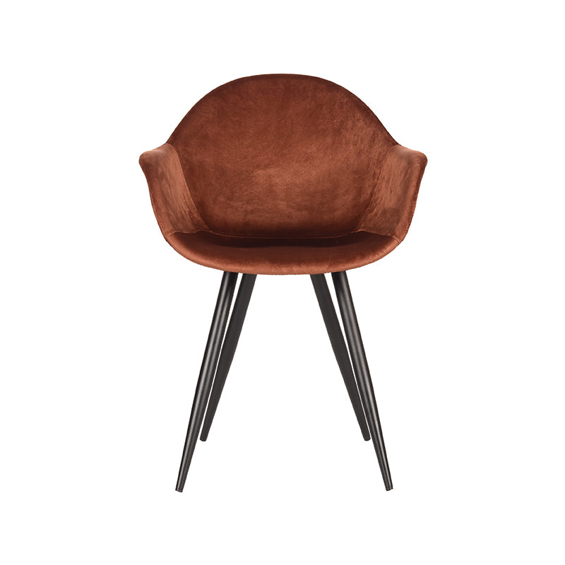 Eetkamerstoel Forli - Rust - Fluweel