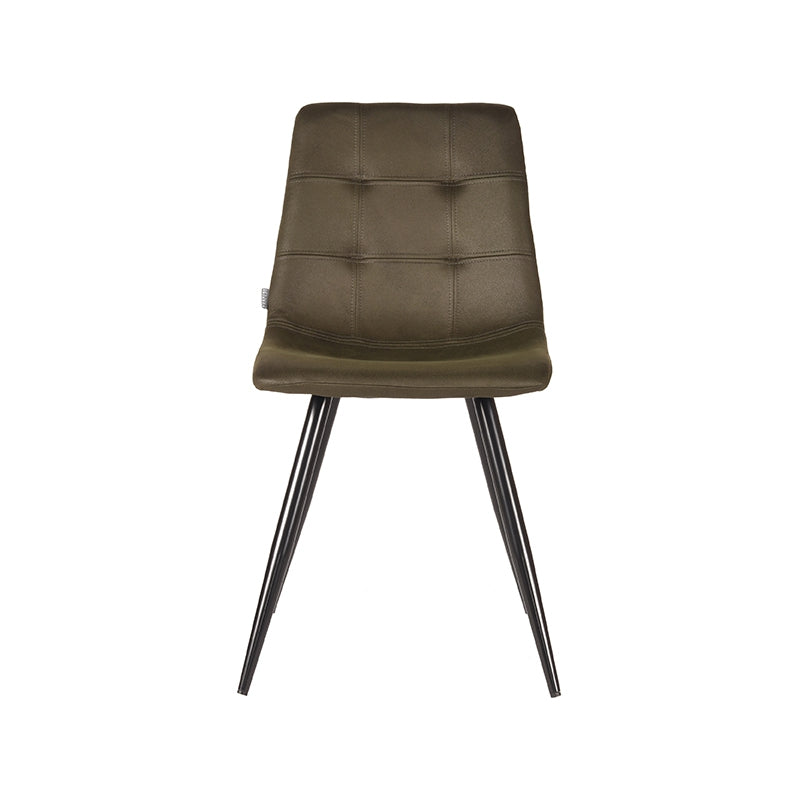 Eetkamerstoel Jay - Army green - Microfiber