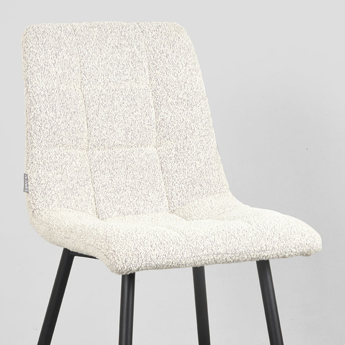 Eetkamerstoel Juul - Naturel - Boucle