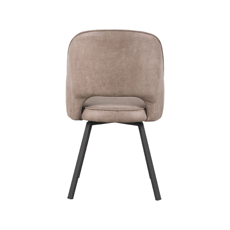 Eetkamerstoel Lewis | Taupe | Microfiber