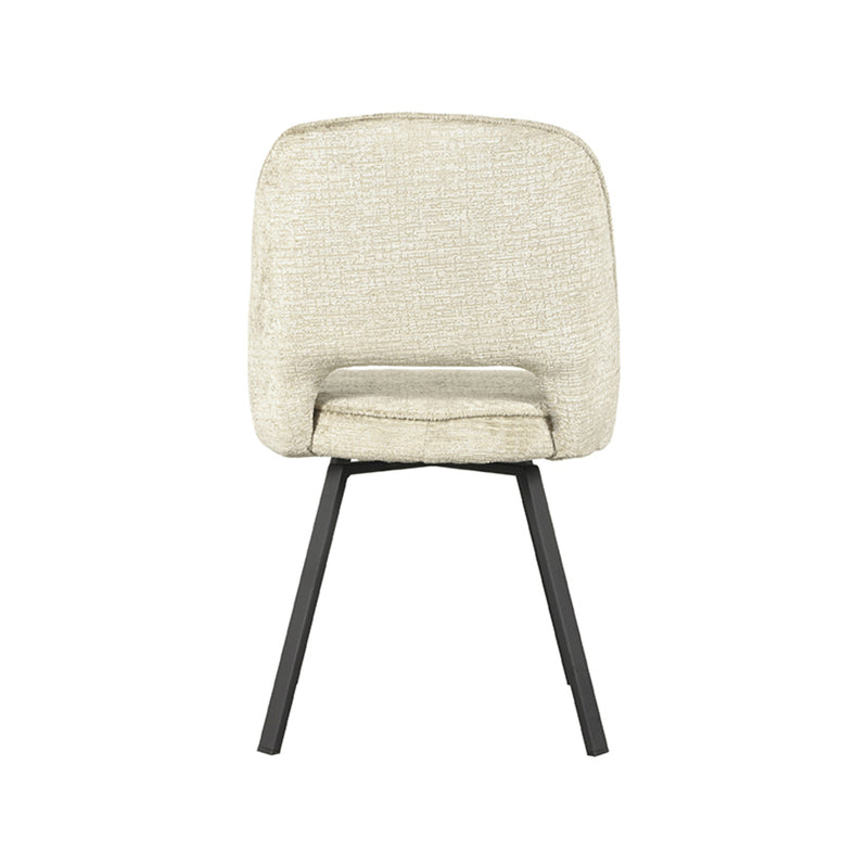 Eetkamerstoel Lewis | Beige | Fluweel