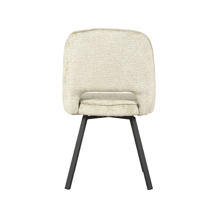 Eetkamerstoel Lewis | Beige | Fluweel