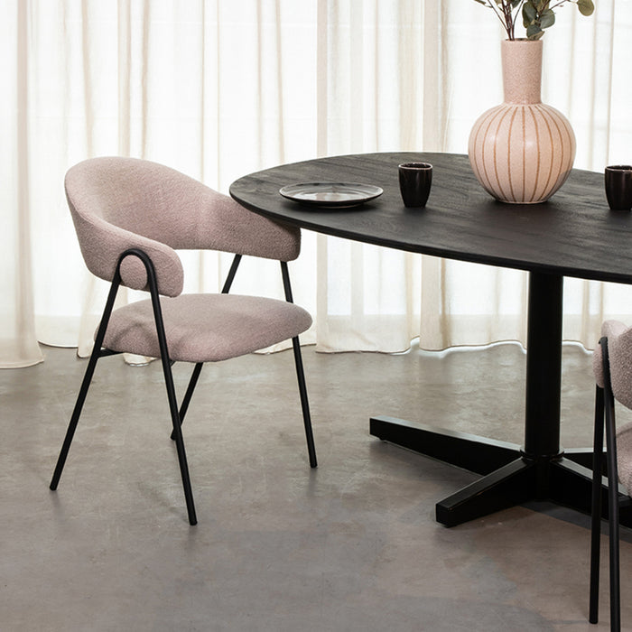 Eetkamerstoel Lowen | Naturel | Boucle