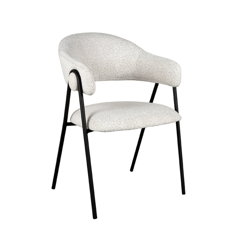 Eetkamerstoel Lowen | Ivory | Boucle