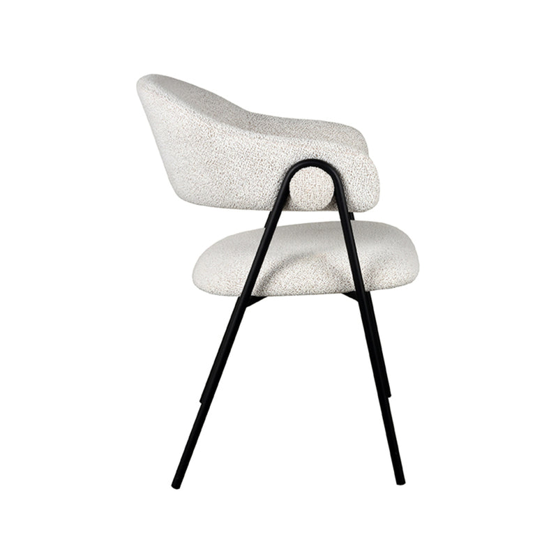 Eetkamerstoel Lowen | Ivory | Boucle