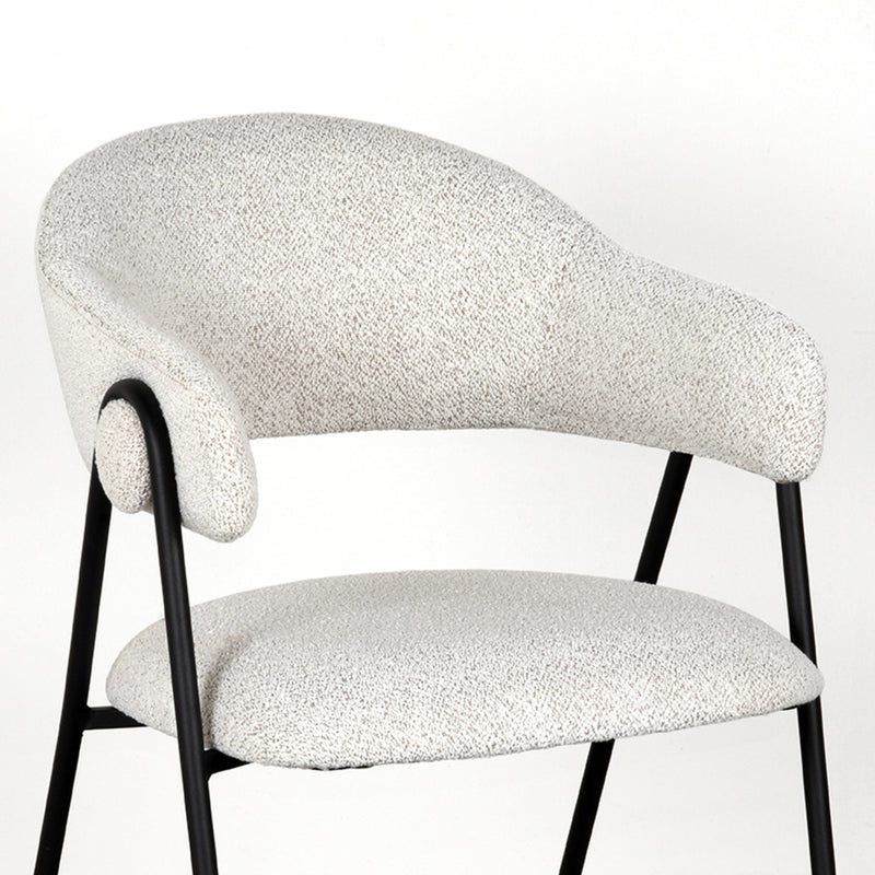 Eetkamerstoel Lowen | Ivory | Boucle