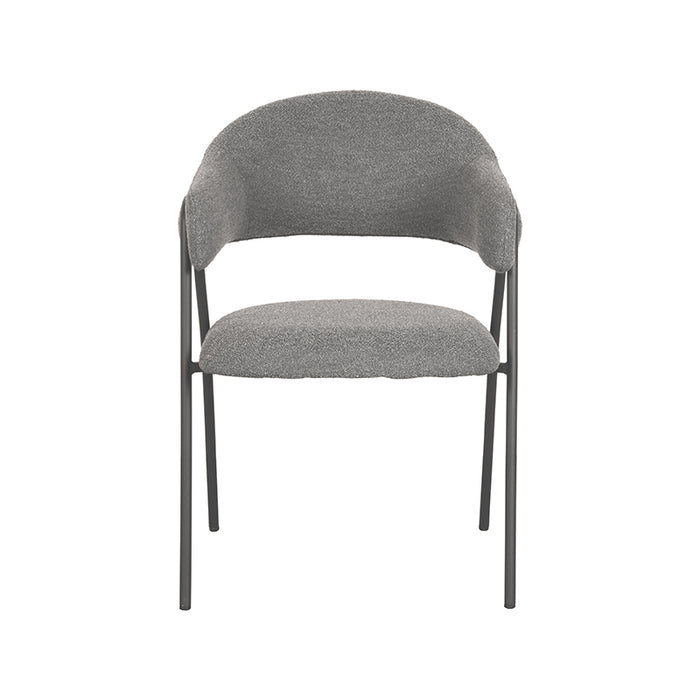 Eetkamerstoel Lowen | Grijs | Boucle